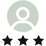 Icon with stars for exceptional customer experience